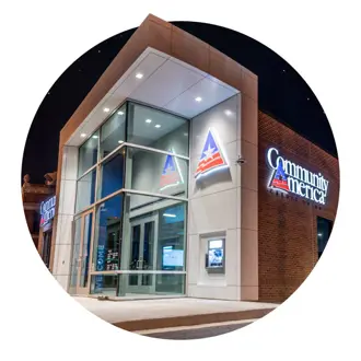 CommunityAmerica Branch Exterior in Circle